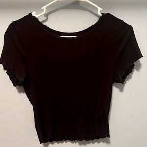 Black Short Sleeve Shirt: Size Small